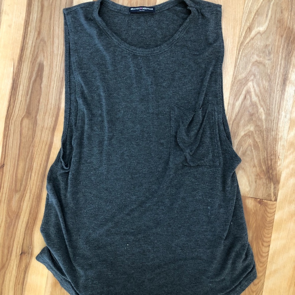 Brandy Melville Long Sleeveless shirt